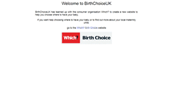 Desktop Screenshot of birthchoiceuk.com
